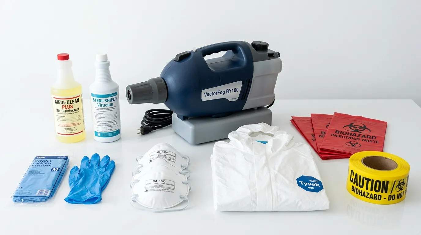 Professional biohazard remediation crew working in Ingleside