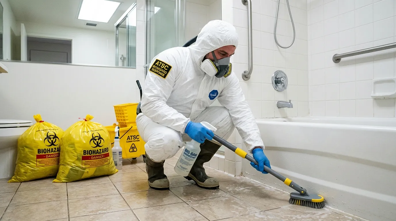 Decontamination equipment deployed for Blood Cleanup in Ingleside